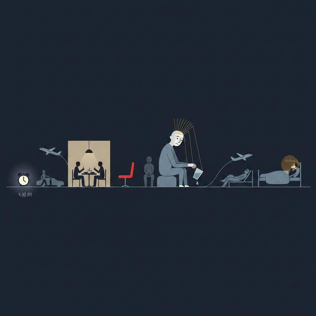 Dix-huit heures et demie pour une marionnette qui fait la grimace